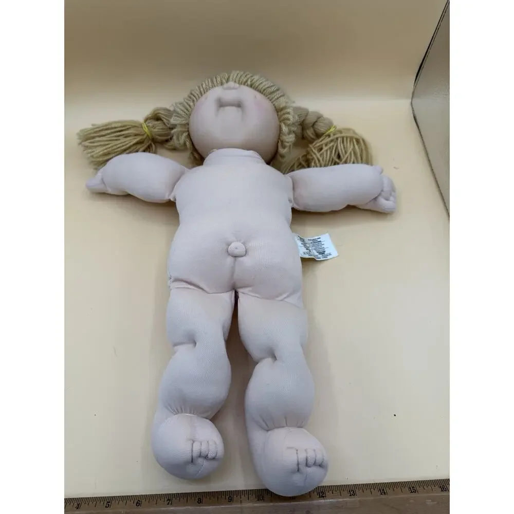 Vintage 1984 Cabbage Patch Kids Doll Blonde Pigtails Disney Outfit 16”
